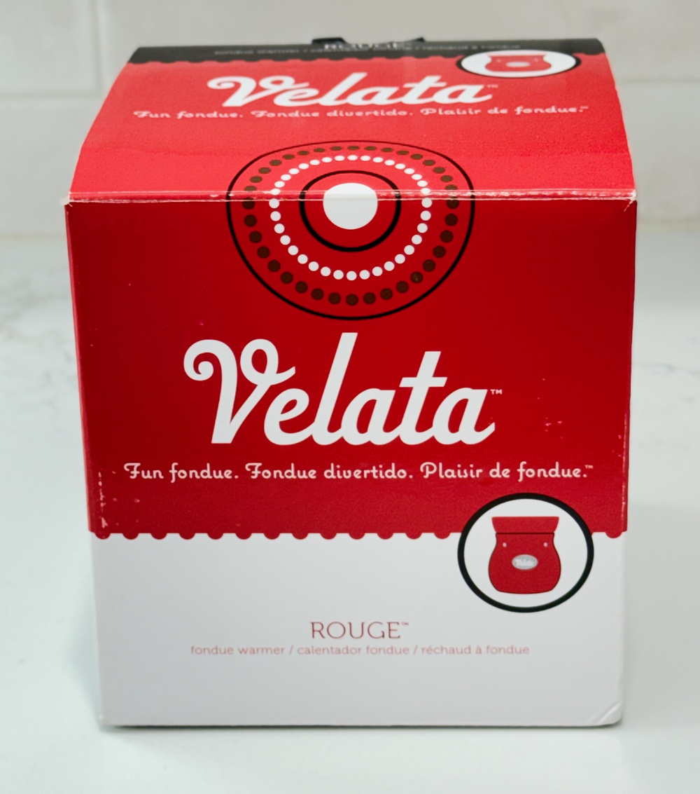 NIB Velata Fun Fondue Warmer Rouge Red Scentsy Chocolate Melter 3100-10047